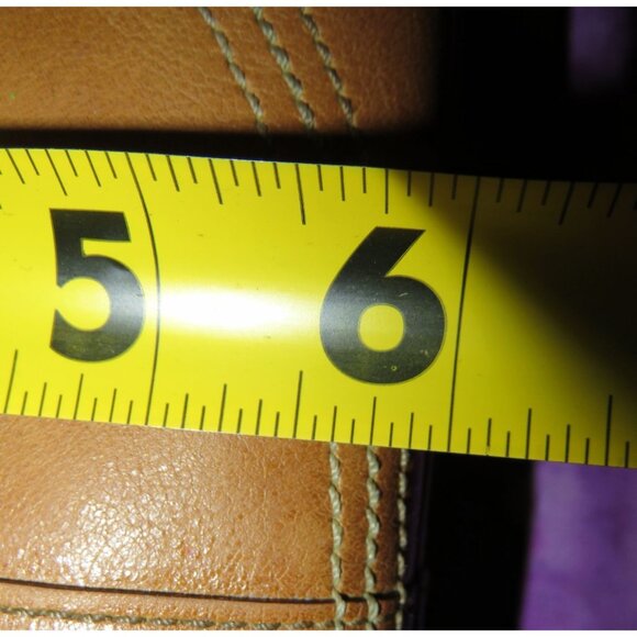 COACH 2005 Vintage Demi Buckle Flap Leather Soho in Camel Brown - Picture 14 of 15